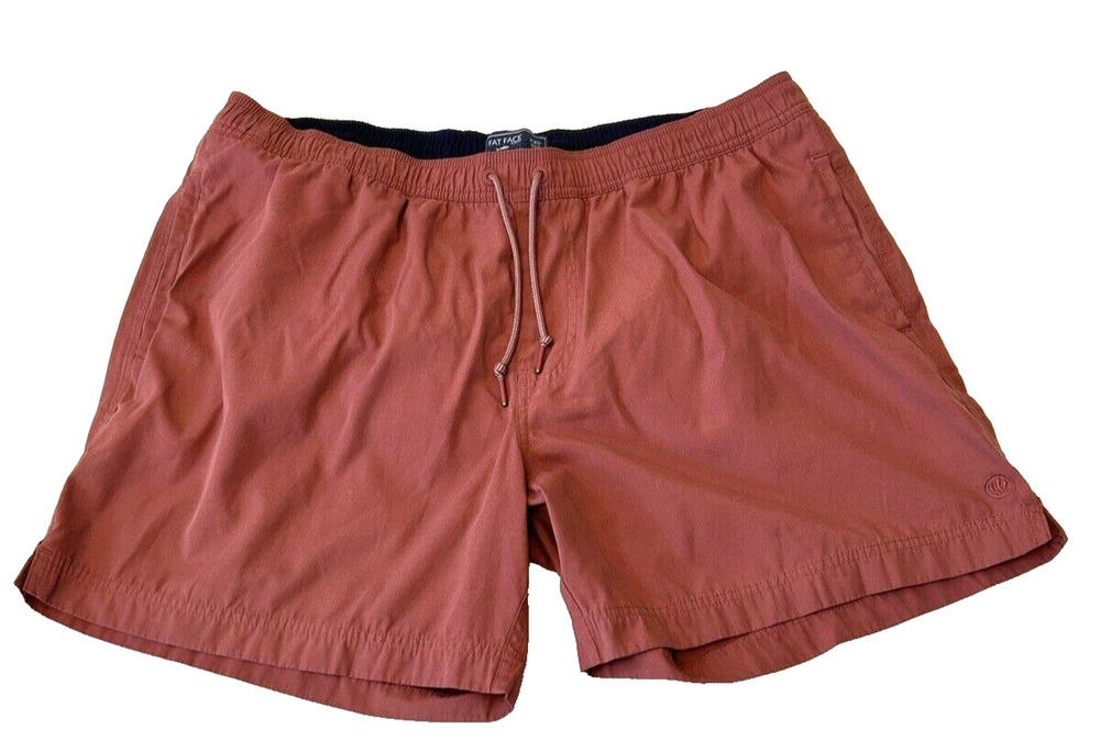 Fat Face Men’s Swim Trunk Shorts Sz XXL Mauve Mesh Lined Pockets